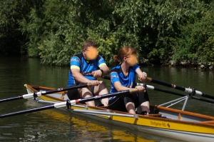 Fortgeschrittene Ruderschüler